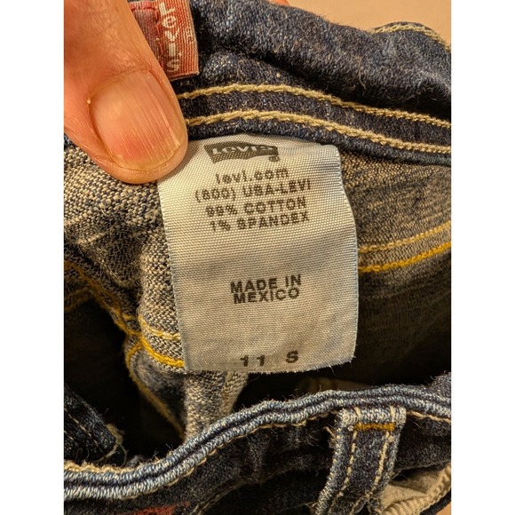 Vintage Y2K Juniors Levis 518 May '01 Superlow Boot Cut Jeans  Size 11 S 34/30 - Picture 9 of 15